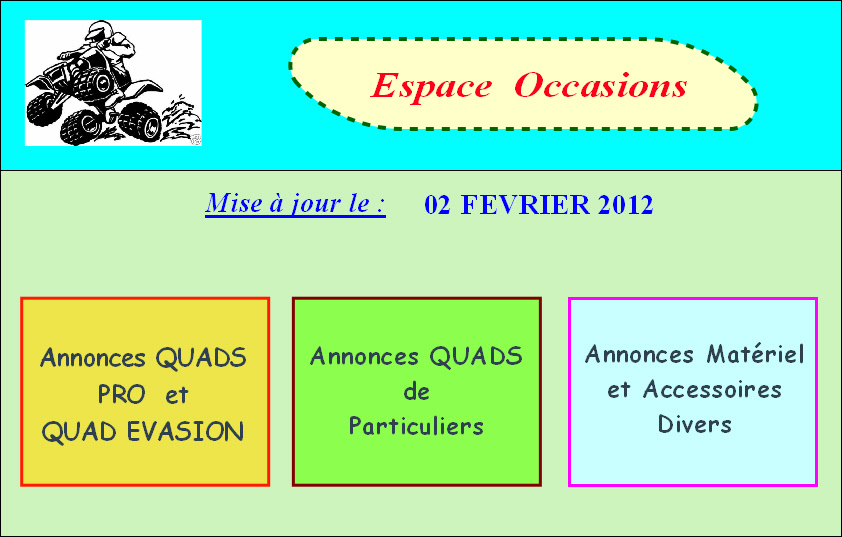 ACCESSOIRES OCCASION